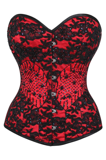 Bellissimo corsetto couture, colore rosso