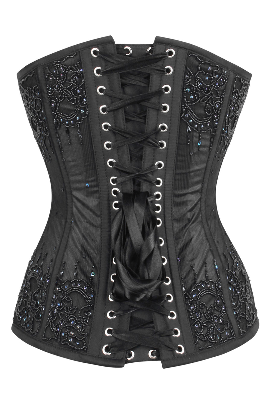 Black Mesh Couture Corset
