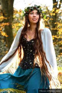 Corsetto Intero in Cotone Fantasia Floreale