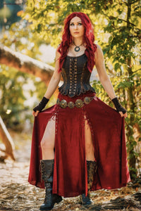 Corsetto Intero Steampunk d'Ispirazione Medievale