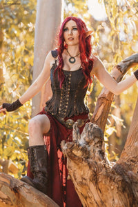 Corsetto Intero Steampunk d'Ispirazione Medievale