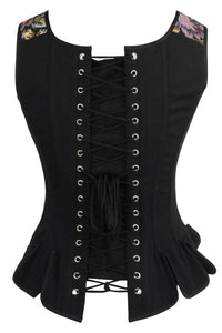Corsetto Intero in Broccato d'Ispirazione Storica