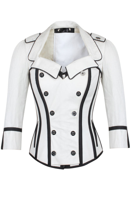 Steampunk Double Breasted Corset Jacket