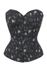 Corsetto Intero in Cotone Fantasia Floreale