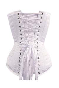 Corset Story CSFT070 Instant Shape White Satin Overbust - Longline