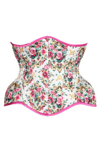 Victorian Rose Garden Underbust Corset – A Romantic Floral Fantasy