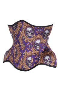 Baroque Skull Elegance Underbust Corset – Gothic Glamour Meets Vintage Opulence