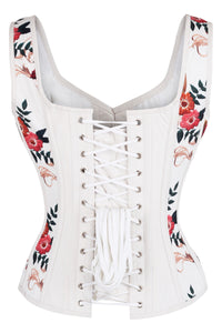 Floral Print Waistcoat Corset