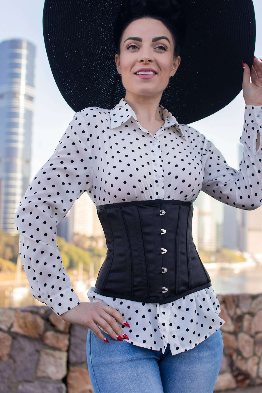 Luvsecretlingerie Heavy Duty 46 Doppio Acciaio Disossato In Vita Da Allenamento In Cotone Torso Lungo Corsetto Modellante 119515181 - Foto 6