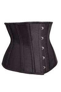 Corsetto sotto seno, stile classico, nero intenso
