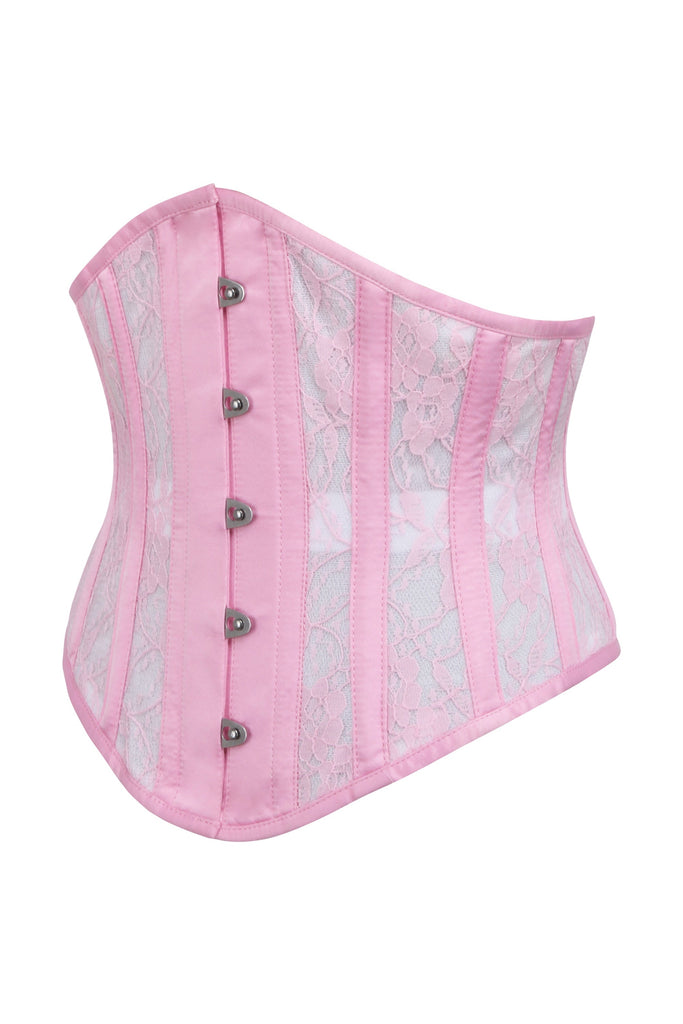 Jengo Corsetto sottoseno da donna in raso con lacci in vita corsetto Jengo Corsetto sottoseno da donna in raso con lacci in vita corsetto