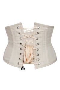 Champagne Satin Waspie Corset